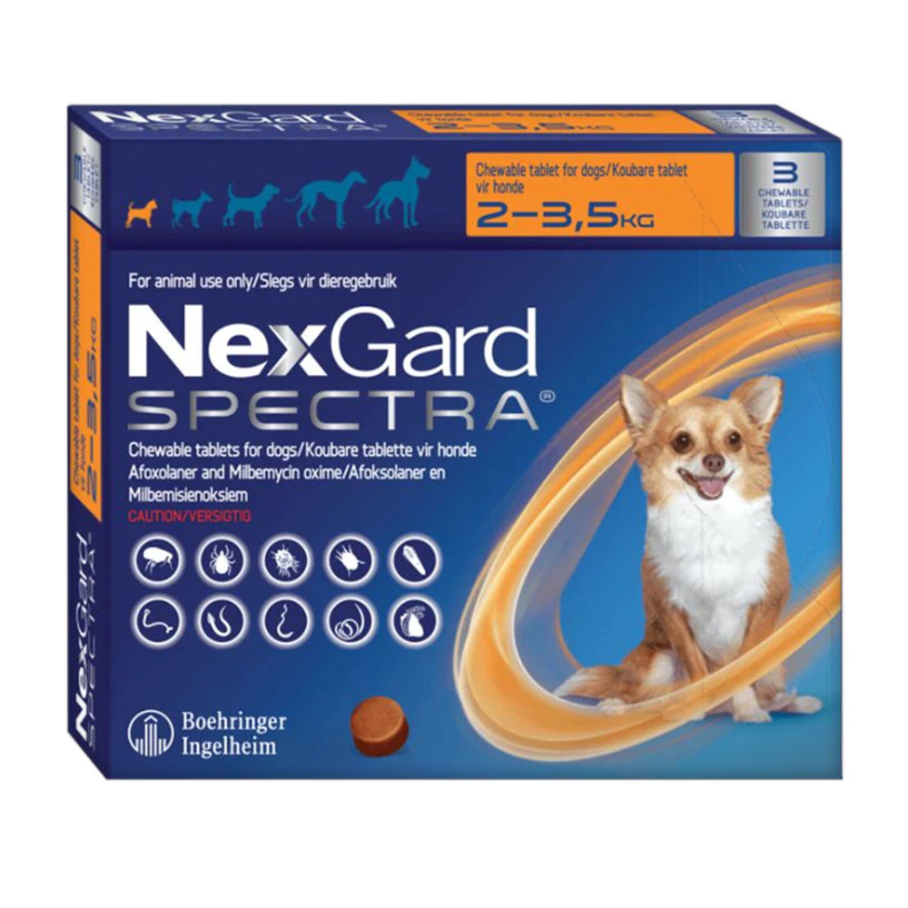 NexGard Spectra 1 Tableta De 2 kg A 3.5 kg