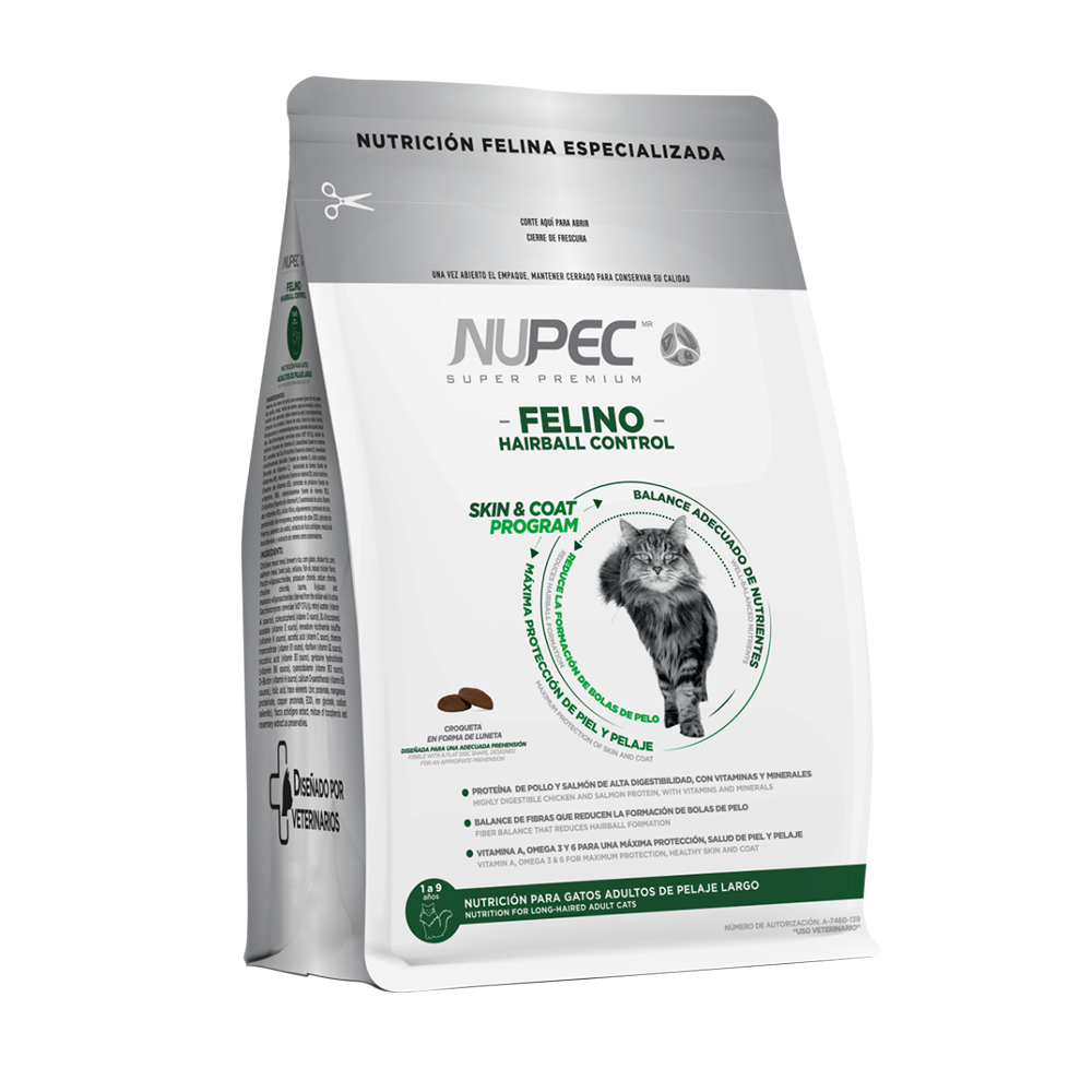 Nupec Alimento Hairball Control Para Gato
