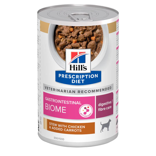 Hill's Prescription Diet Gastrointestinal Biome Alimento Húmedo para Perro Adulto, 350 g