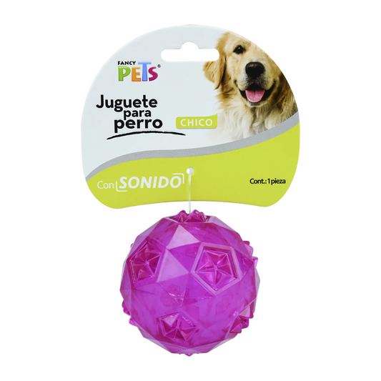 Juguete Fancy Pets Pelota Prisma Con Sonido (Sujeto a existencias)