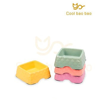 Comedero Bamboo Cuadrado