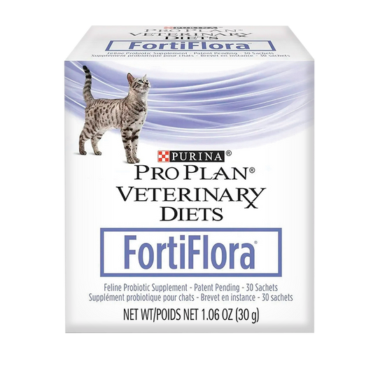 Probióticos Pro Plan Veterinary Diets Fortiflora Para Gato Caja 30 Sobres