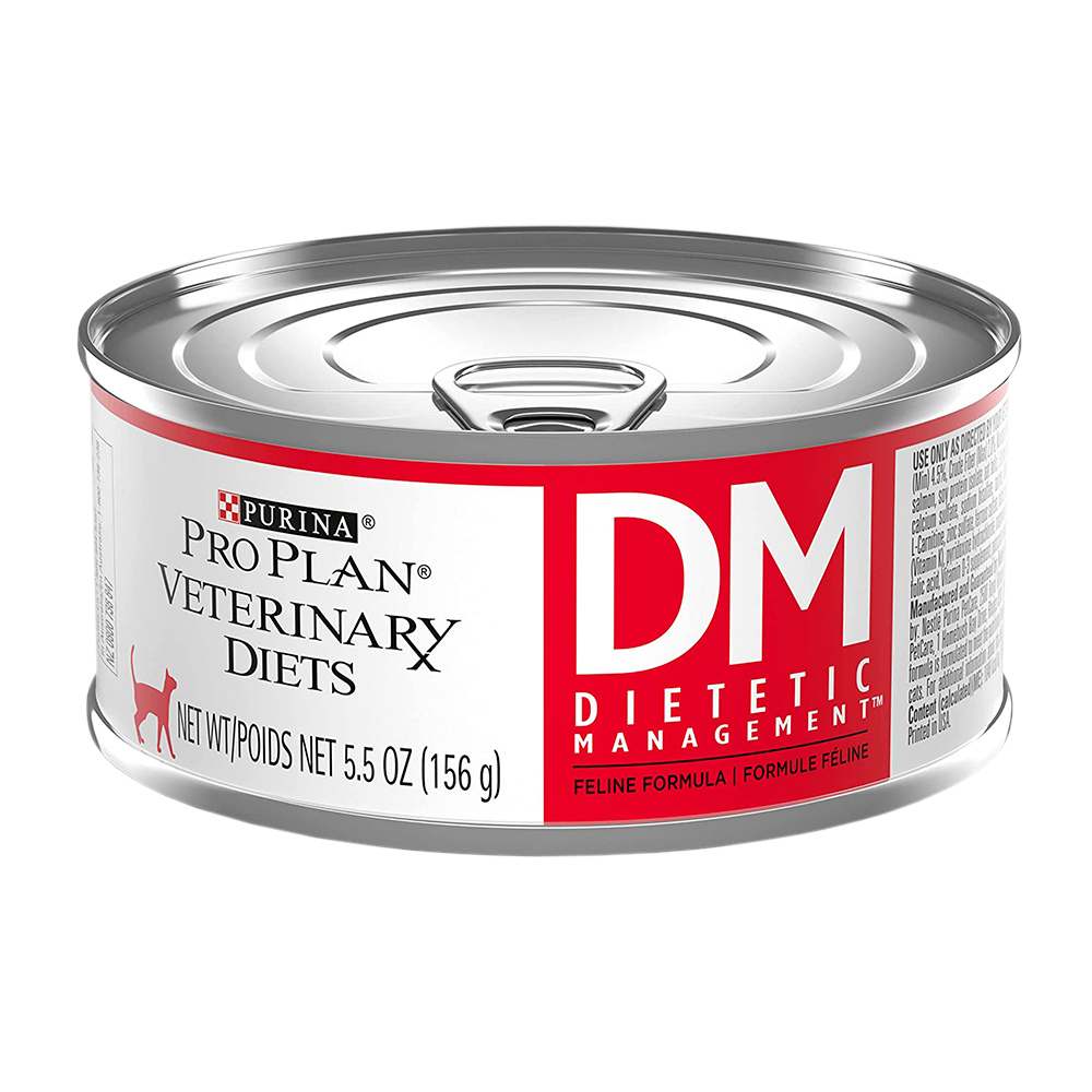 Alimento Pro Plan Veterinary Diets DM Control Diabetes Para Gato Lata 156g (Bajo pedido)