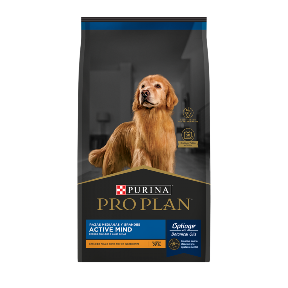 Alimento Pro Plan Active Mind R. Med/Gdes