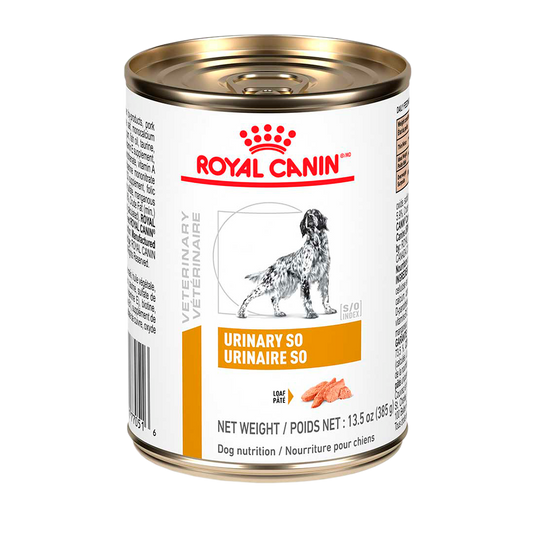 Alimento Royal Canin Urinary SO Para Perro Lata 385g