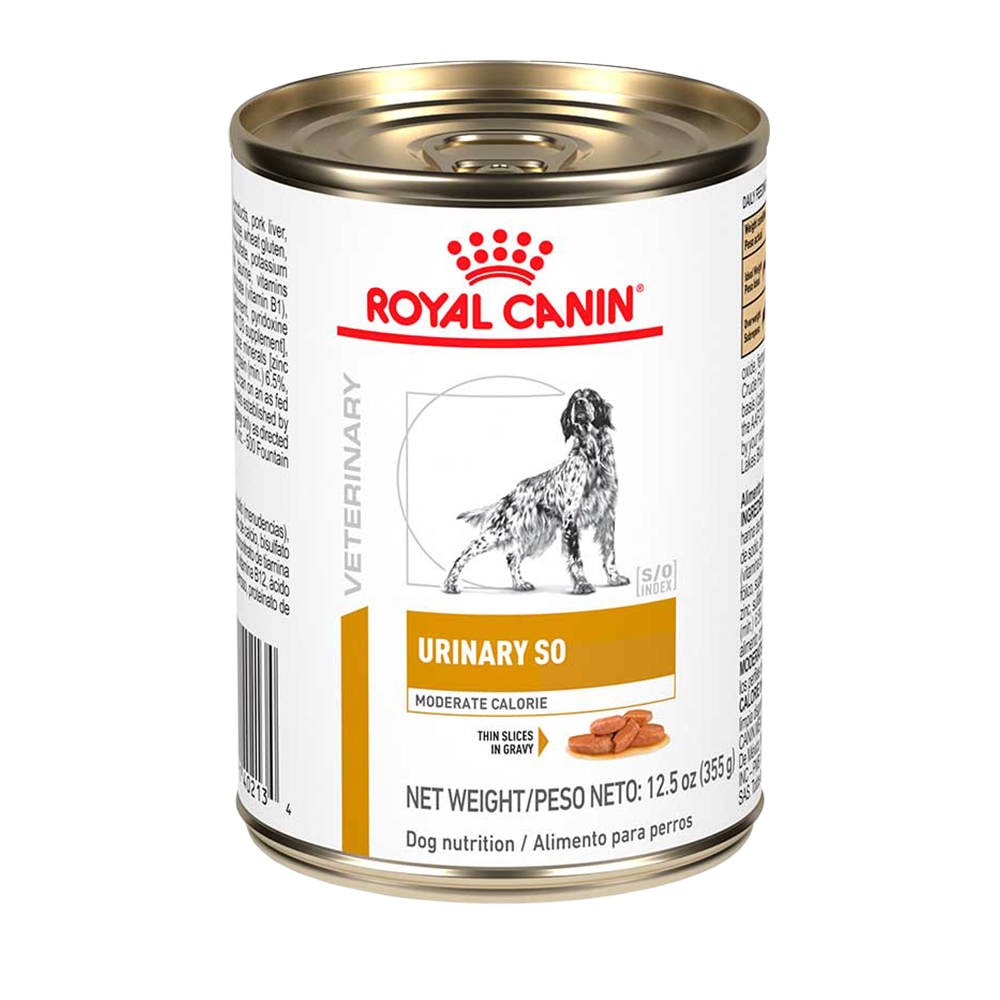 Alimento Royal Canin Urinary SO Moderate Calorie Para Perro Lata 355g (Bajo pedido)