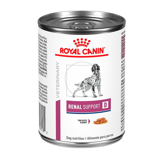 Alimento Royal Canin Soporte Renal D Para Perro Lata 385g