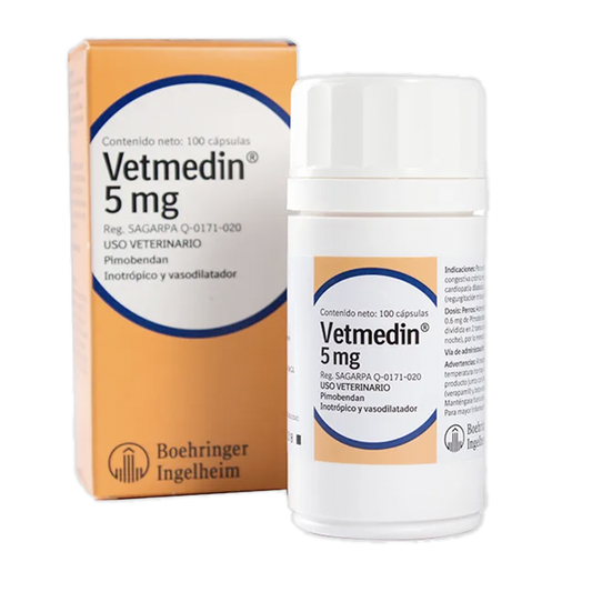 Vetmedin 5 mg Frasco 100 Cápsulas
