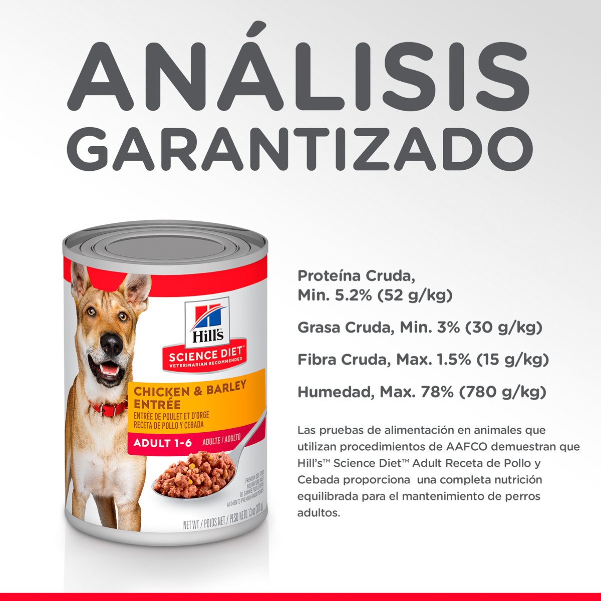 Alimento Hill's Science Diet Original Adulto Para Perro Lata 370g (Bajo pedido)